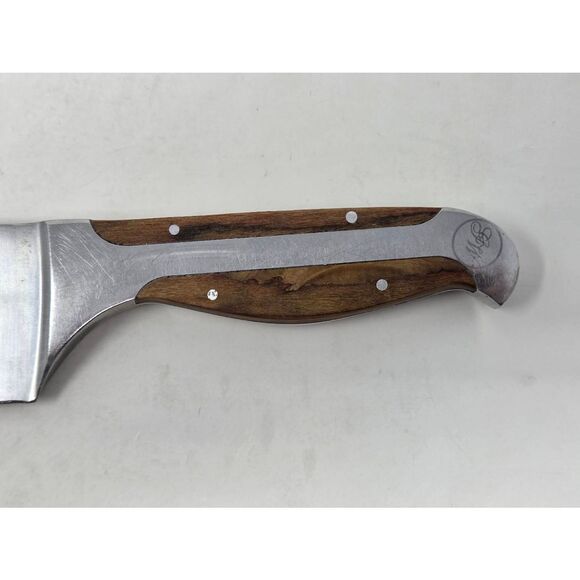 GUNTER WILHELM EXECUTIVE CHEF SERIES SANTOKU KNIFE 440C CARBON GERMAN STEEL 7" - Picture 4 of 5